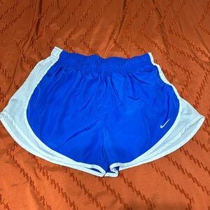Blue and white Nike Shorts